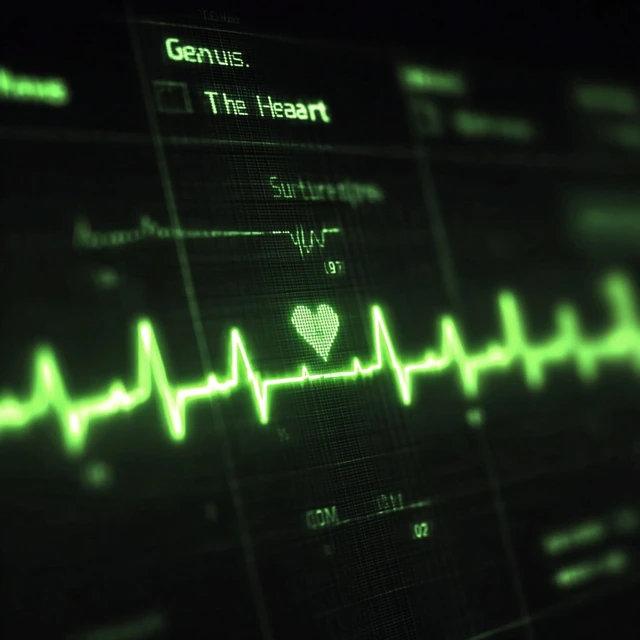 Heart Monitor Close Up Minimalist Aesthetic