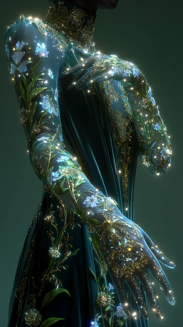 Enchanted Opera Gloves: Fantasy Couture