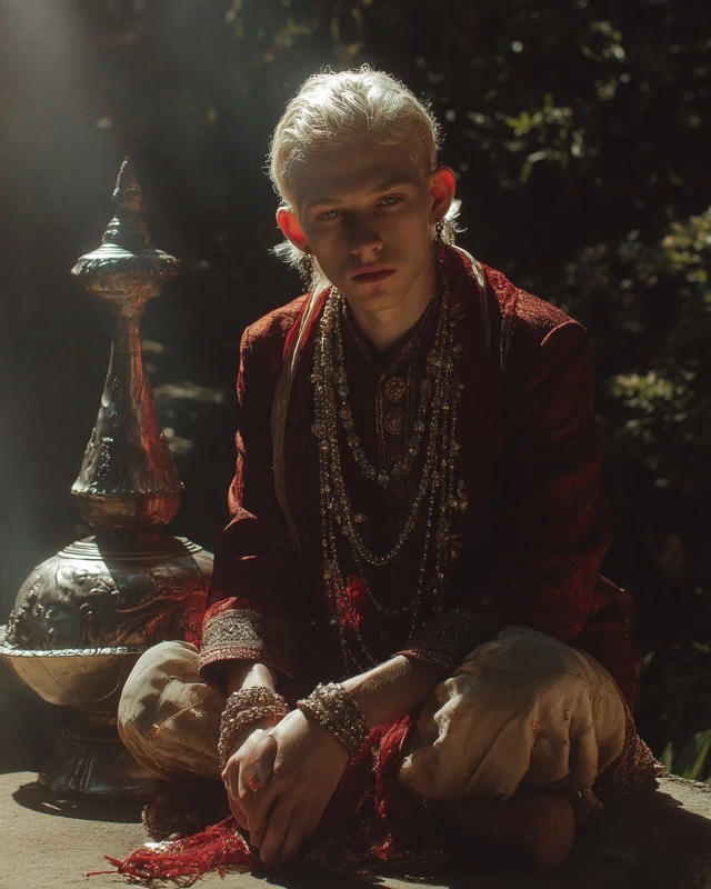 Albino Man Portrait Yigal Ozeri Style Photography