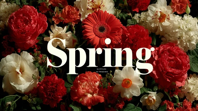 Spring Flowers Poster America Floral Display