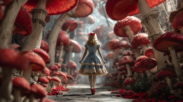 Alice in Wonderland Through Alices Eyes