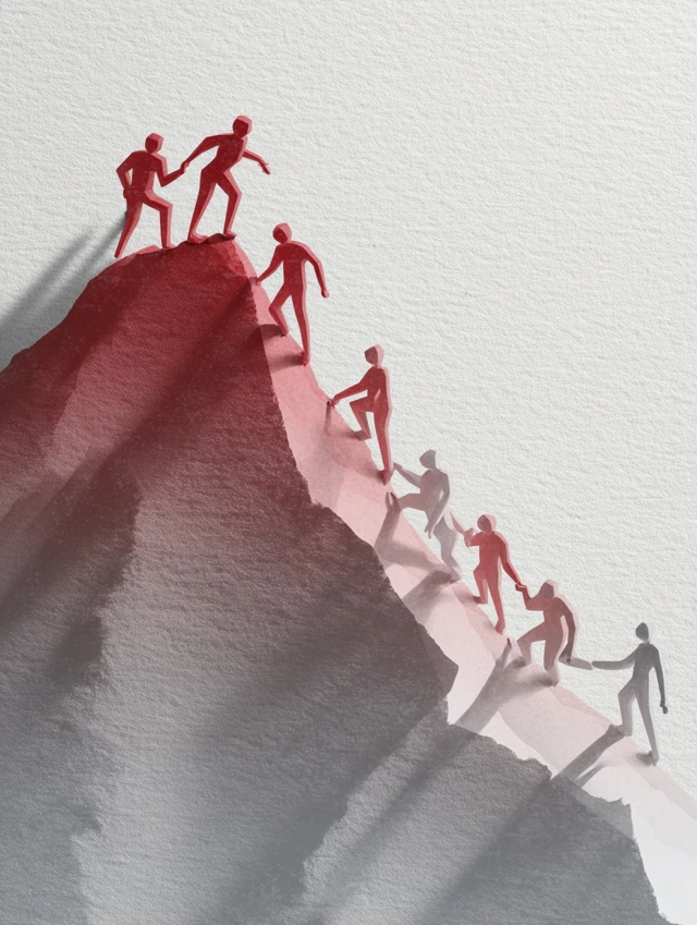 Teamwork and Team Building Illustration