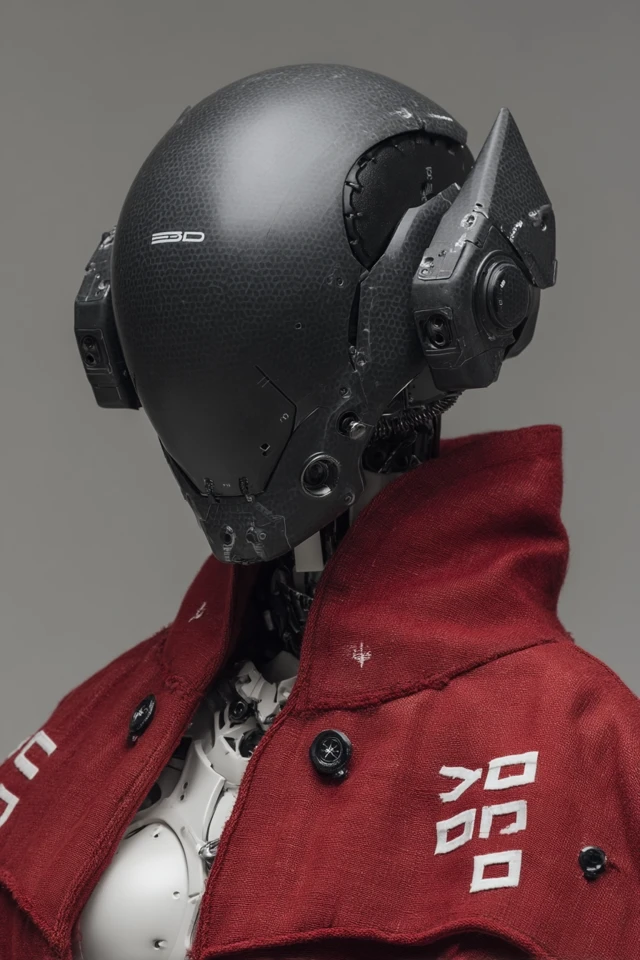 Red Droidwear Concept Futuristic Cyberpunk Design