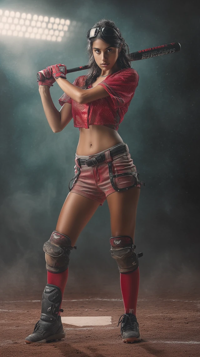 Cyberpunk Baseball Star