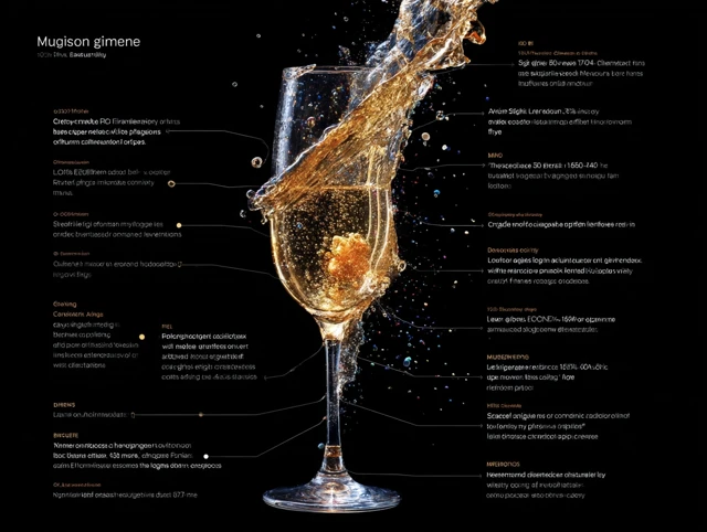 Champagne Glass with Sparkling Liquid