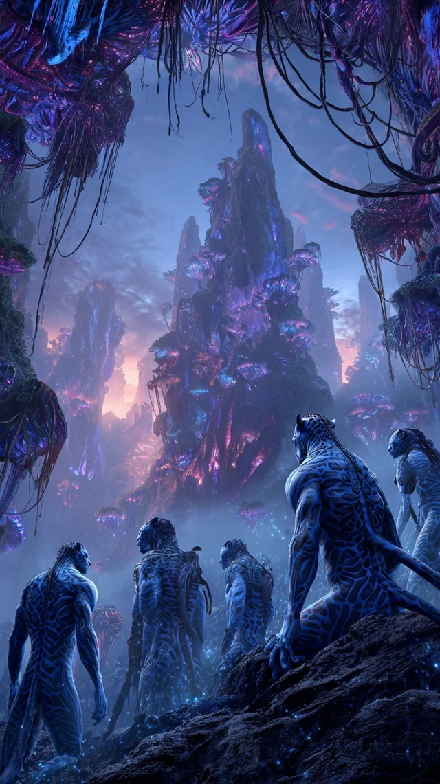 Alien Jungle Planet Epic Movie Poster Concept Art