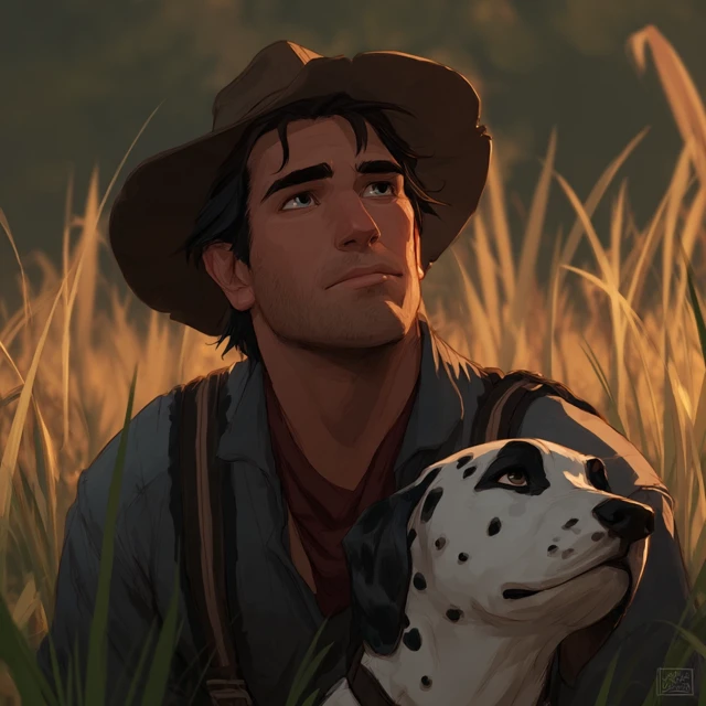 Arthur Morgan and Dalmatian Disney Style