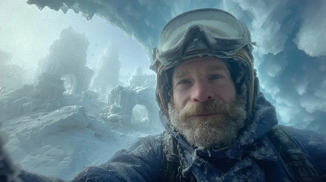 Arctic Explorer Selfie Atlantis Discovery