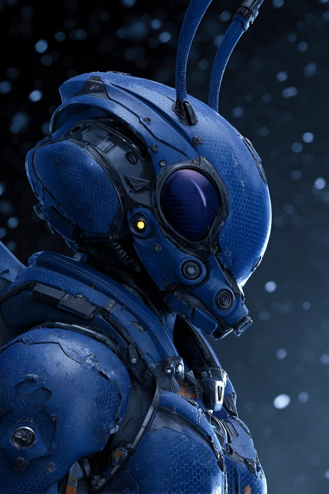 Bee Robot Space Creature 3D Render