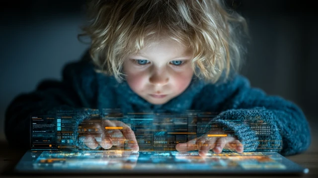 Futuristic AI Learning for Kids