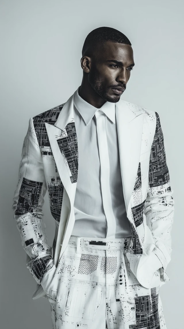 Elegant African American Male Fashion Editorial