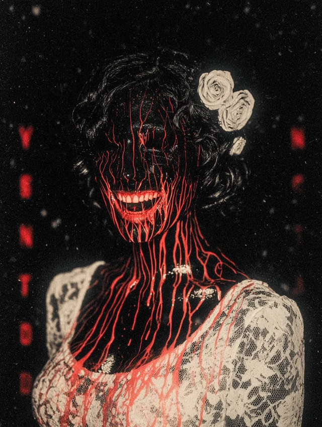 Cult Horror Art Disturbing Imagery Dark Aesthetic