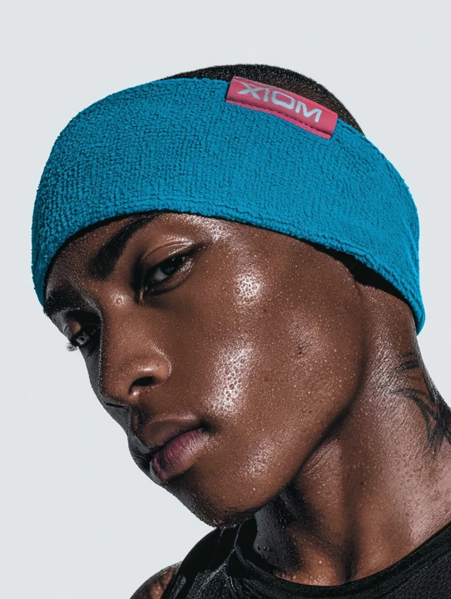 Male Fashion Model in Sports Apparel Close Up