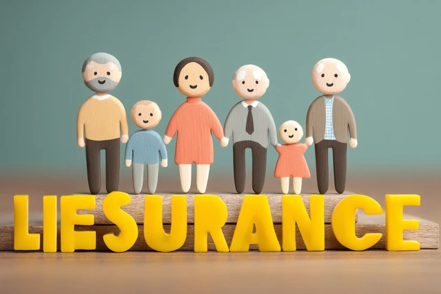 Life Insurance Illustration Protecting a Child