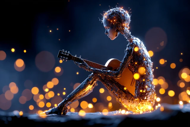 Robot Musician by Campfire