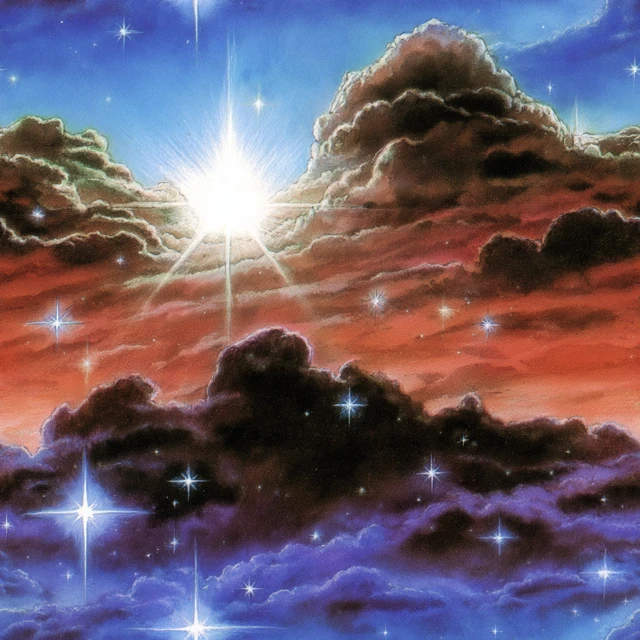 Night Sky Science Fiction Painting Stars Delight
