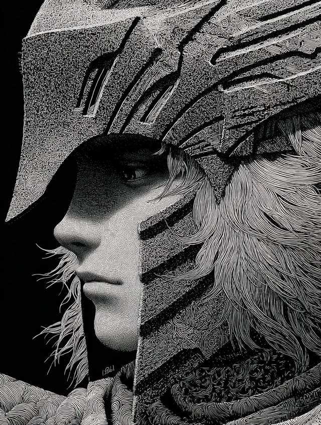 Griffith from Berserk Illustration by Kentaro Miura