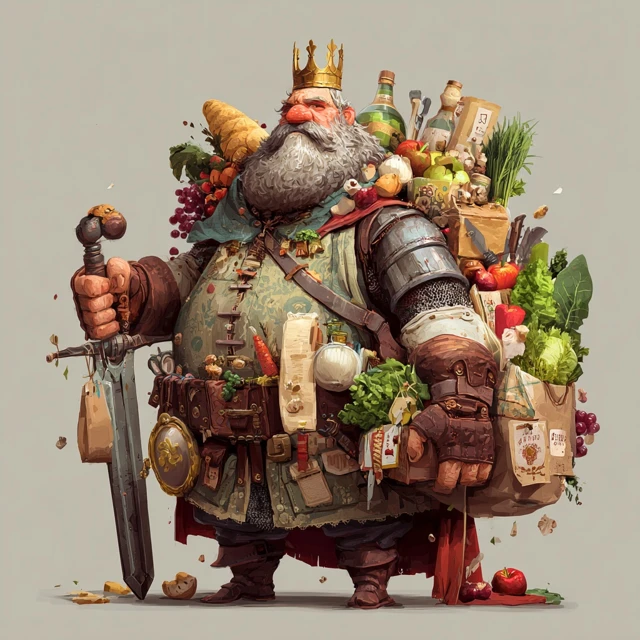 Virtuous Food King Royal Chef Cooking Feast