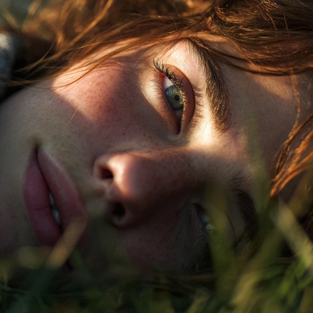 Morning Awakening POV Selfie on Grass