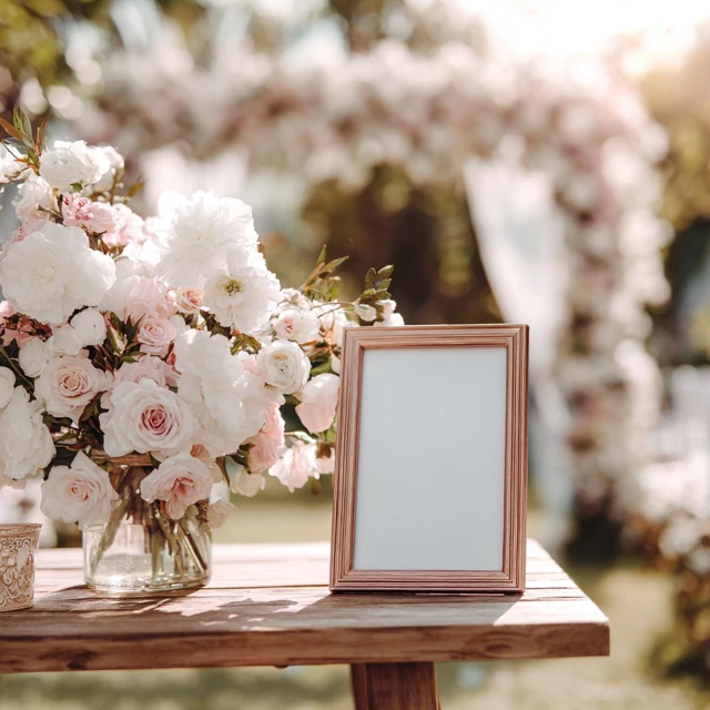 Wedding Sign Display Floral Ceremony Decor