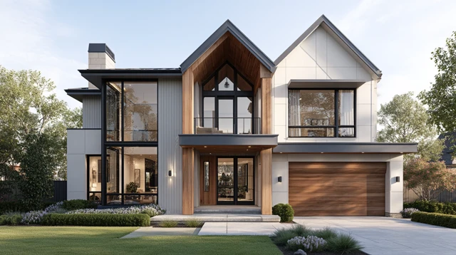 Modern Minimalist American Villa Architecture
