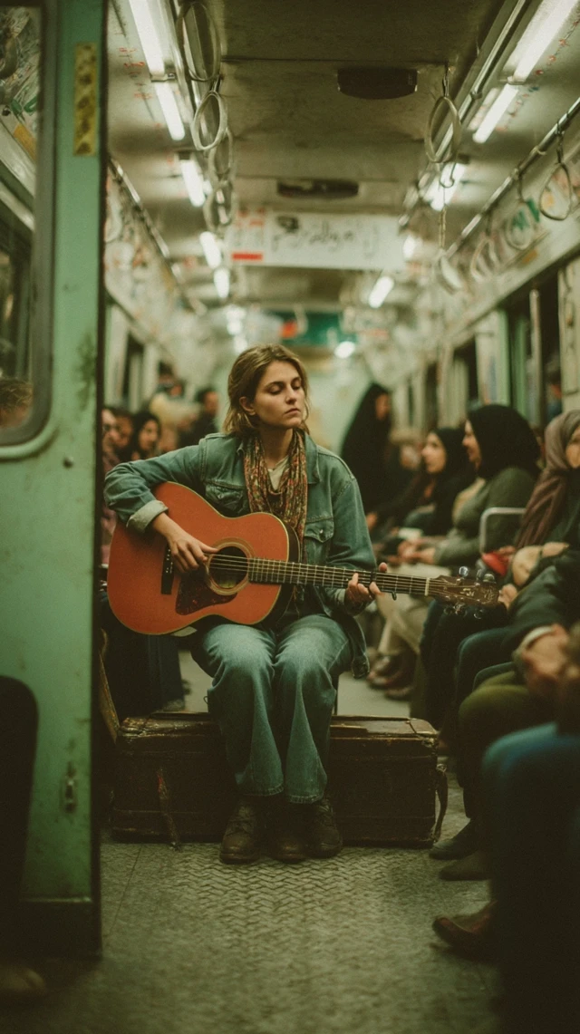 Ellie Plays Guitar The Last of Us Tehran Metro