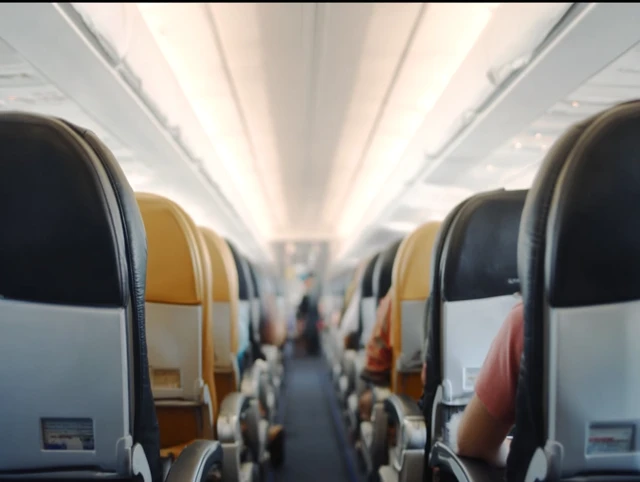Southwest Airlines Plane Interior Seat Backs