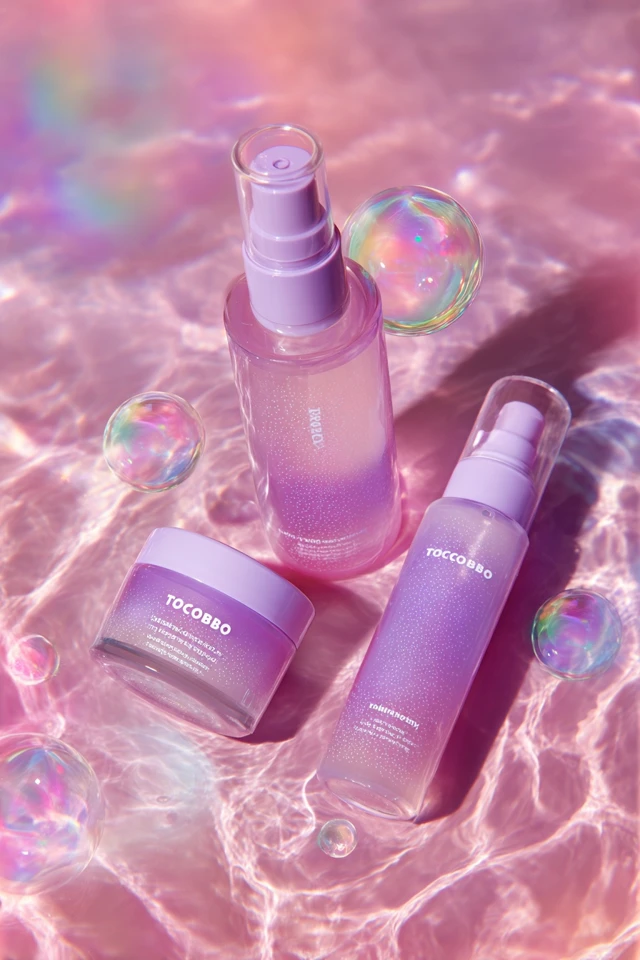 TOCOBO Skincare Products Dreamy Product Photography