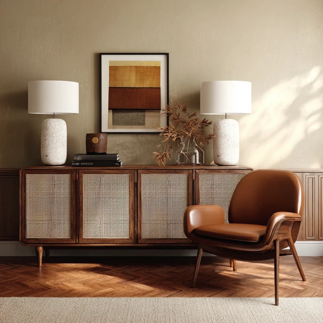 Mid Century Modern Interior Design Scene