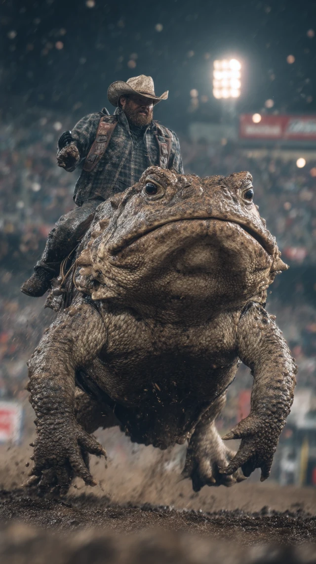 Toad Rodeo: A Wild Ride in the Stadium