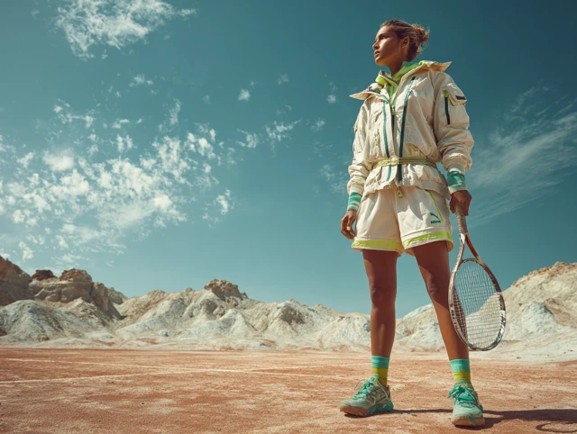 Puma Tennis Collection Fashion Campaign on Court