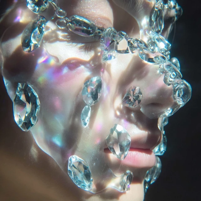 Crystal Mask Close-up Photography