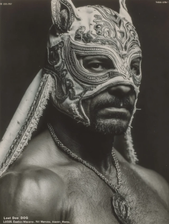Lost Dog Wrestler 1982 Promotional Photo