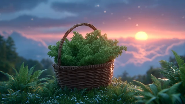 Sunrise Harvest Basket Filled with Fresh Produce