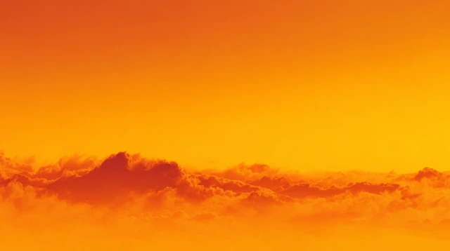 Yellow Orange Sky Gradient Illustration