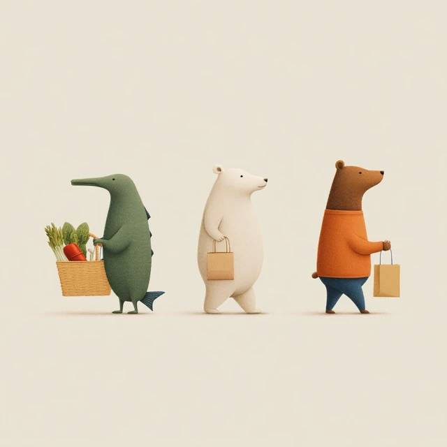 Herbivores Carnivores Omnivores Shopping