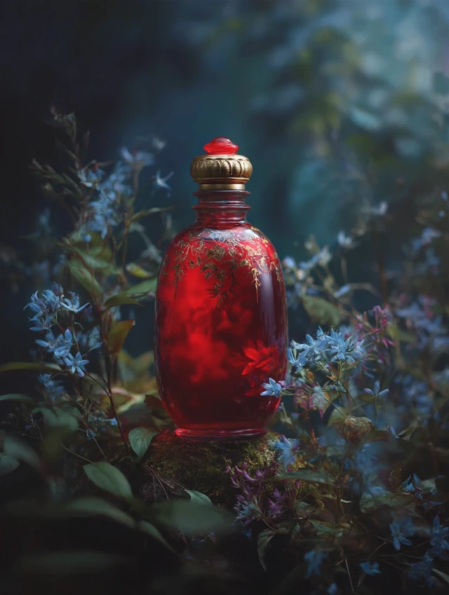 Perfume Bottle Product Photography Bottom Angle