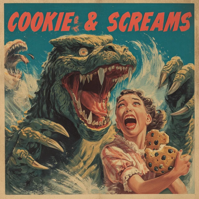 Cookies and Screams Vintage Horror Movie