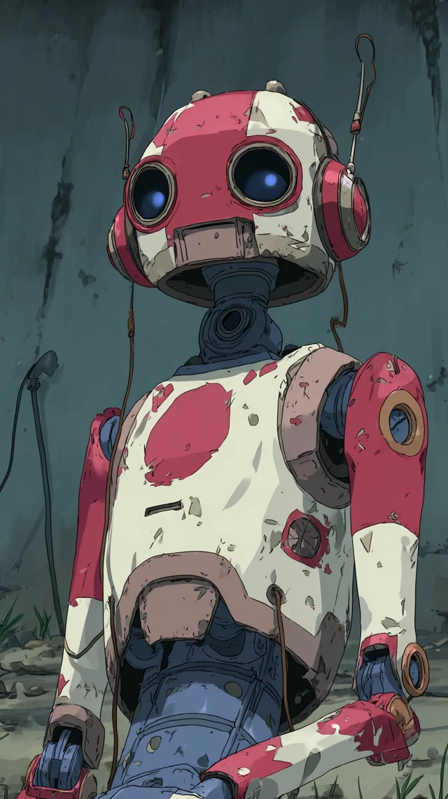 Anime Robot Illustration