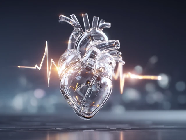 3D Heart Icon - Healthcare Digital Visualization