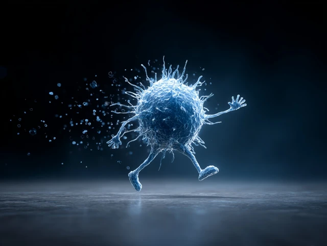 Cute Immune System Character 3D Illustration