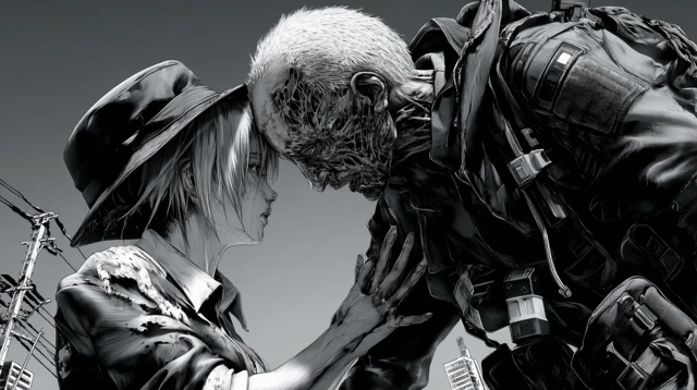 Desperate Hope A Haunting Anime Illustration