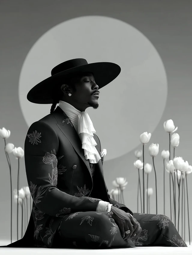 André 3000 Fashion Editorial: Black Dandy Style