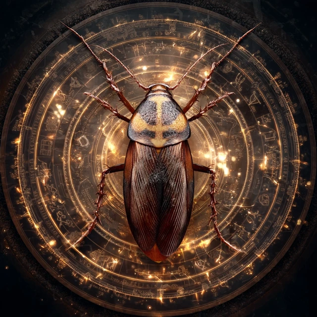 Dominating Cockroach Gemini Zodiac Art