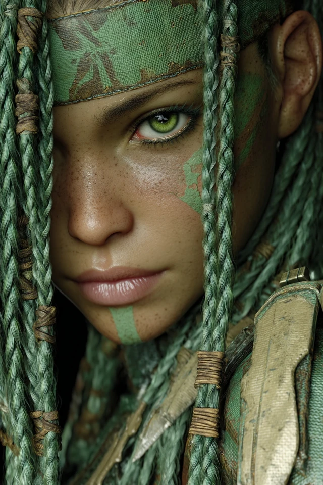 Final Fantasy Plantwoman Character Concept Art