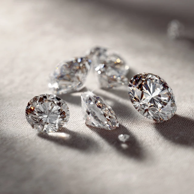 Loose Diamonds Macro Photography