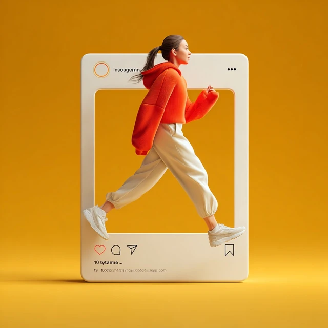 Instagram Post Art Woman Fashion Modern