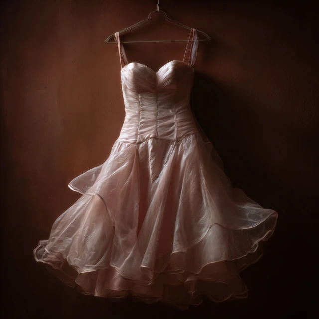 Elegant Dress Photography Soft Lighting Fashion