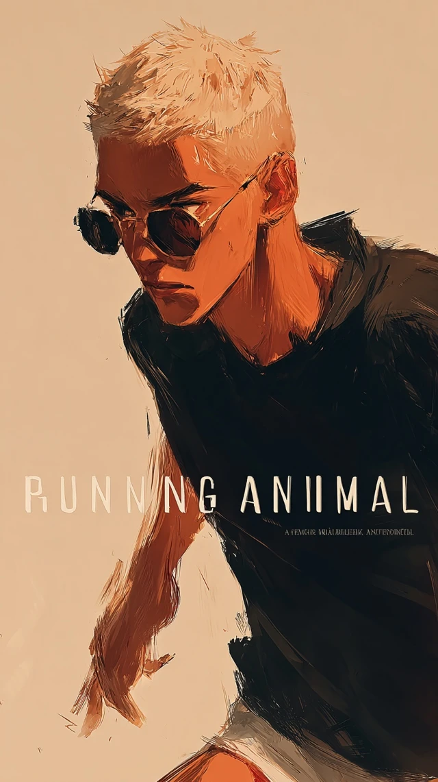 Running Animal Illustration in Takehiko Inoue Style