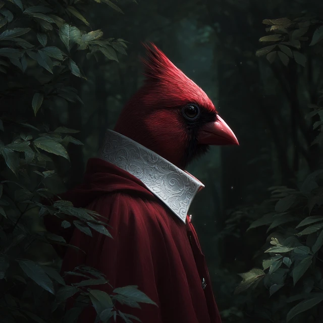 Cardinal Silence Nature Photography